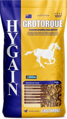 Show full view: Hygain Grotorque Textured Breeding Horse Feed, 44-lb bag slide 1 of 3