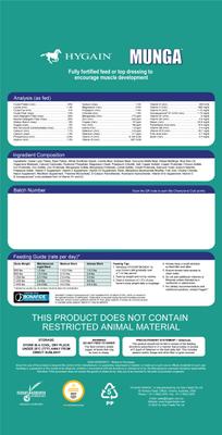 Show full view: Hygain Munga Grain-Free Horse Feed, 44-lb bag slide 2 of 6