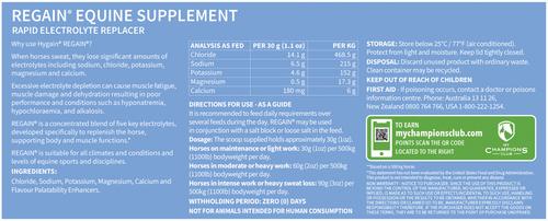 Show full view: Hygain Regain Horse Supplement, 44-lb tub slide 2 of 4