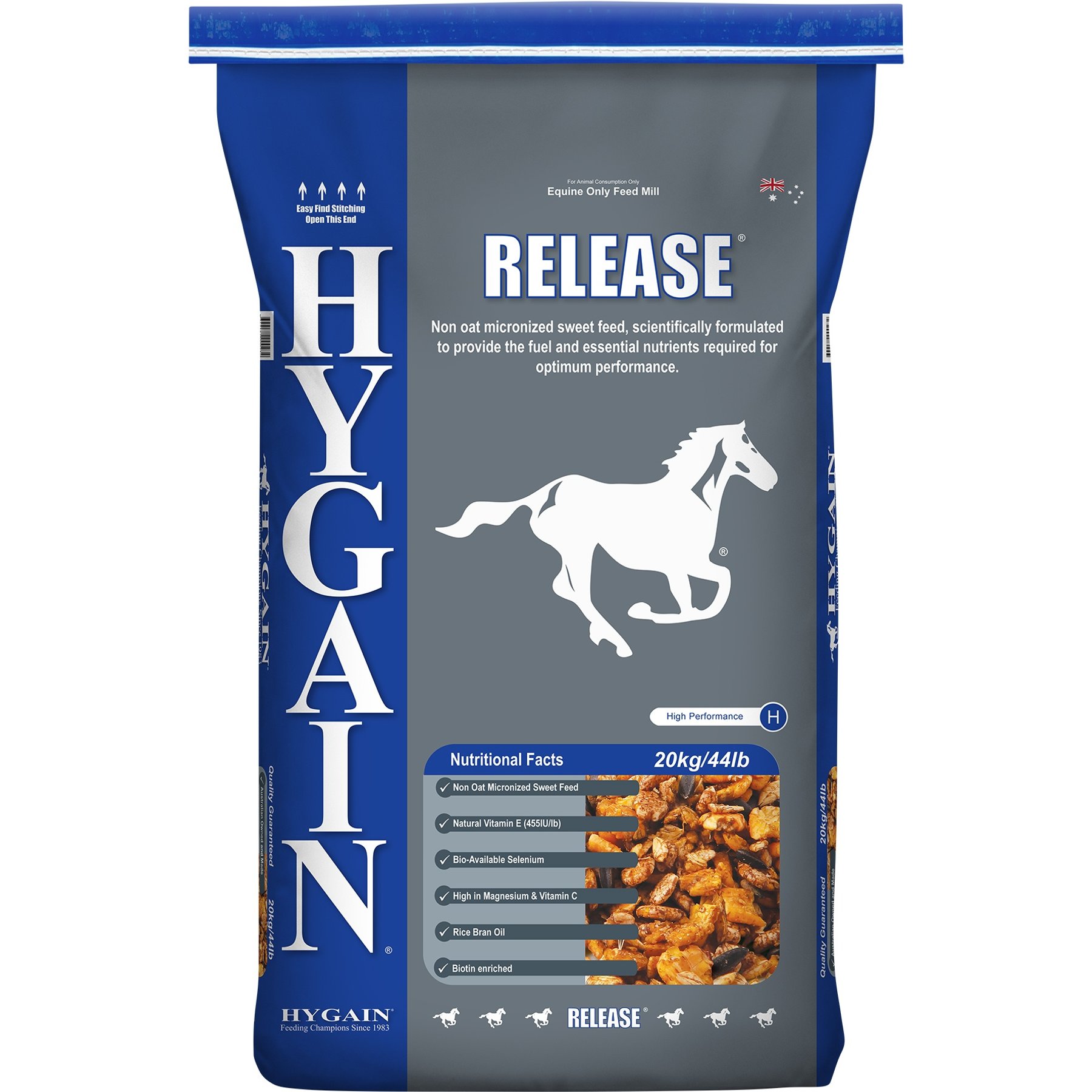 Hygain Release Horse Feed, 44-lb bag