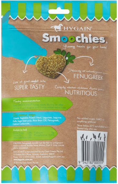 Show full view: Hygain Smoochies Horse Treats, 8.8-oz bag slide 5 of 5