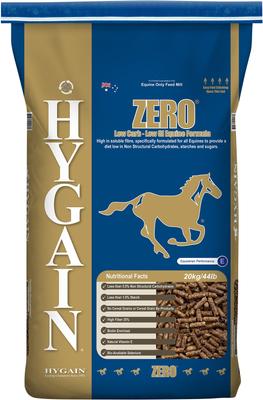 Show full view: Hygain Zero Ultra-Low Starch & Cereal Grain-Free Fully Fortified Horse Feed, 44-lb bag slide 1 of 8