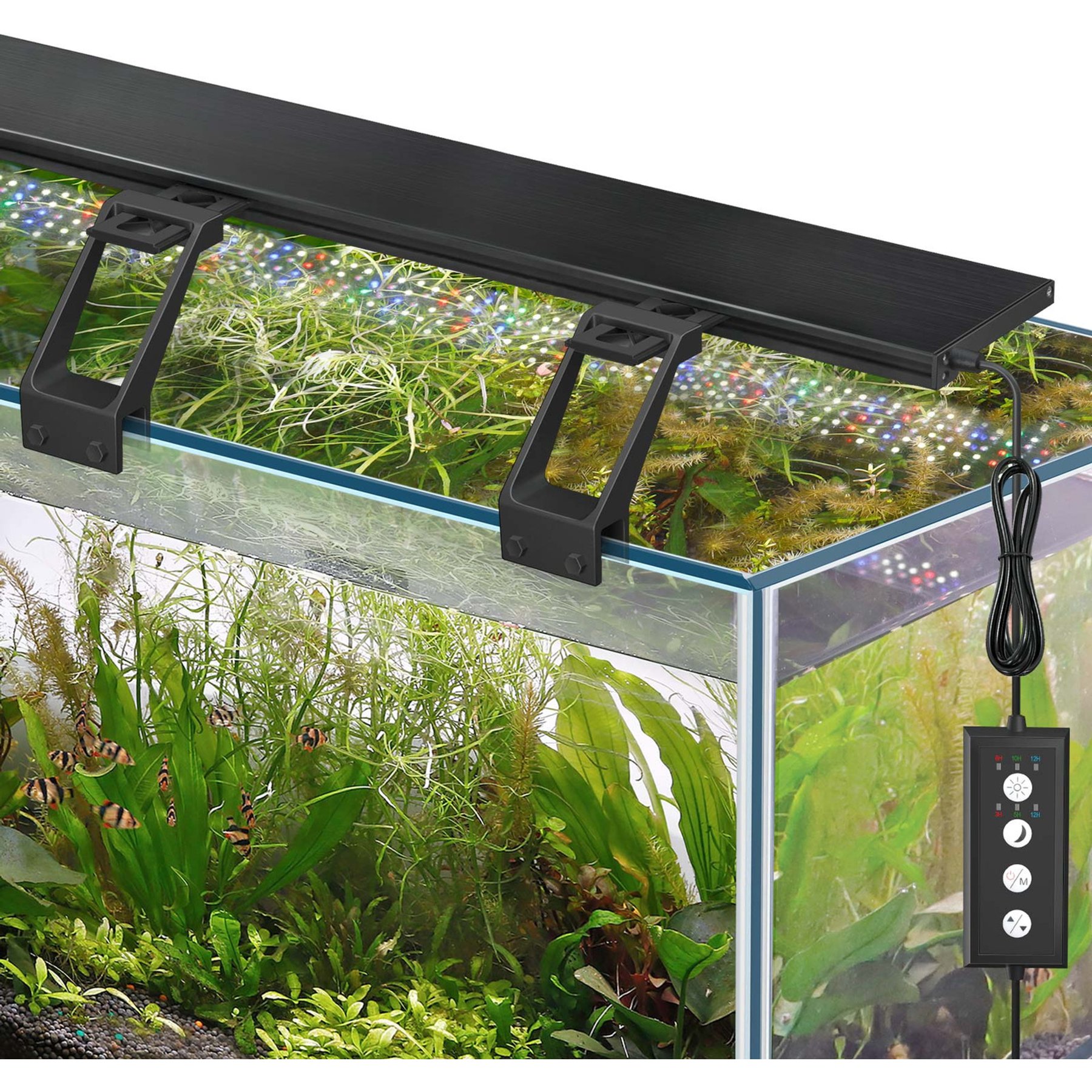 Hygger Full Spectrum Clip-On Light Fixture, 42-watt