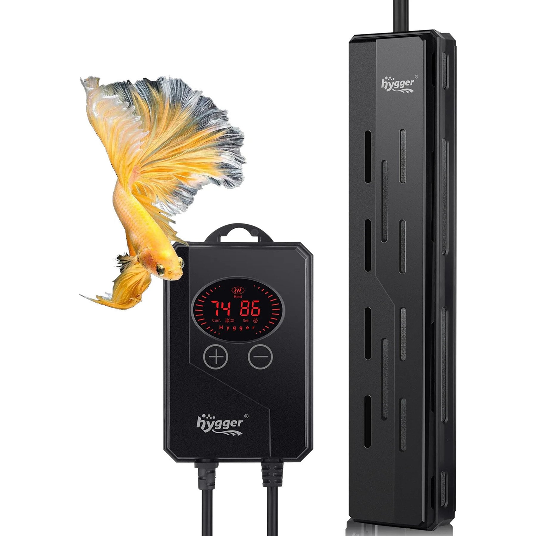 Hygger Quartz Tube Aquarium Heater, 200-watt