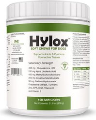 Hylox Nutritional Supplement Soft Chews for Dogs, 120 count