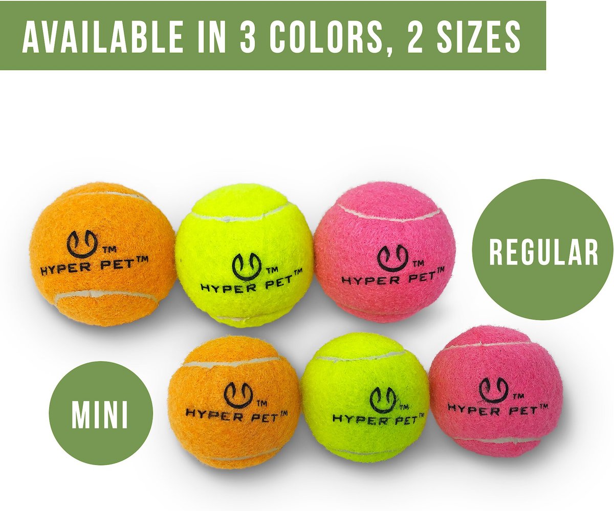 Hyper Pet 4 Pack of Balls for Dogs, Green