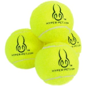 Hyper Pet 4 Pack of Balls for Dogs, Green, Regular