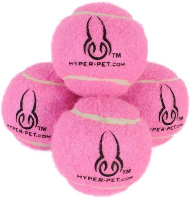 Show full view: Hyper Pet 4 Pack of Balls for Dogs, Pink, Mini slide 3 of 7