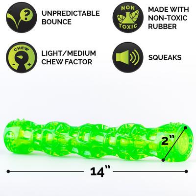 Show full view: Hyper Pet Dura-Squeaks Dog Chew Toy, Large Stick slide 6 of 12