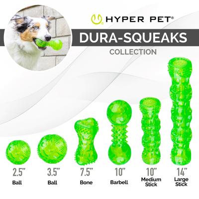 Show full view: Hyper Pet Dura-Squeaks Dog Chew Toy, Large Stick slide 8 of 12