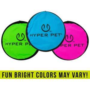 Hyper Pet Flippy Flopper Flying Disc Dog Toy, 9-in, 1 pack