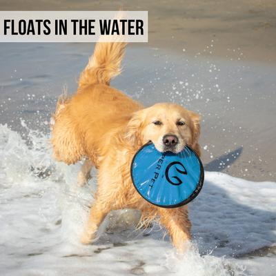 Show full view: Hyper Pet Flippy Flopper Flying Disc Dog Toy, Color Varies, 9-in, 2 pack slide 4 of 12