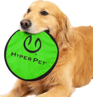 Show full view: Hyper Pet Flippy Flopper Flying Disc Dog Toy, Color Varies, 9-in, 2 pack slide 7 of 12