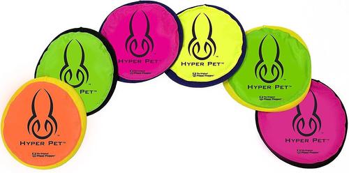 Show full view: Hyper Pet Flippy Flopper Flying Disc Dog Toy, Color Varies, 9-in, 2 pack slide 9 of 12