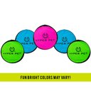 Hyper Pet Flippy Flopper Flying Disc Dog Toy, Color Varies, 9-in, 5 pack