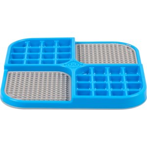 Hyper Pet IQ Banquet Dog & Cat Lick Mat, Blue/Gray