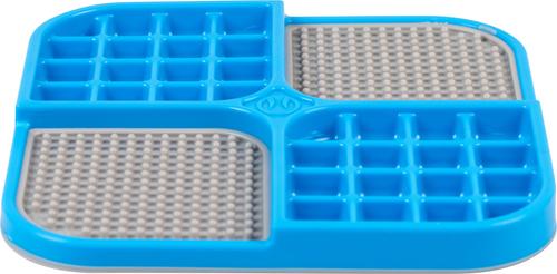 Show full view: Hyper Pet IQ Banquet Dog & Cat Lick Mat, Blue/Gray slide 5 of 8