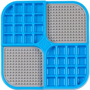 Hyper Pet IQ Banquet Dog & Cat Lick Mat, Blue/Gray