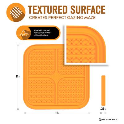 Show full view: Hyper Pet IQ Rewards Cat & Dog Slow Feeder, Orange, Large slide 2 of 10