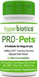 Hyperbiotics PRO-Pets Probiotic Dog & Cat Supplement, 60 count