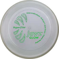 Hyperflite K-10 Jawz Disc Dog Toy, Glow-In-Dark