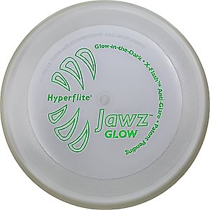 Hyperflite K-10 Jawz Disc Dog Toy, Glow-In-Dark