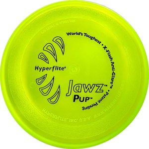 Hyperflite Pup Jawz Disc Dog Toy, Lemon-Lime