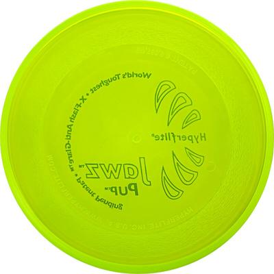 Show full view: Hyperflite Pup Jawz Disc Dog Toy, Lemon-Lime slide 3 of 7