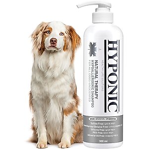 Hyponic Unscented Natural Therapy Hypoallergenic Dog Shampoo, 10.1-fl oz bottle