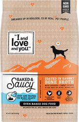 I and Love and You Baked & Saucy Chicken & Sweet Potato Dog Food, 21-lb bag