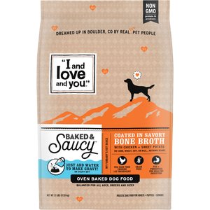 I and Love and You Baked and Saucy Beef and Sweet Potatoes Dry Dog Food
