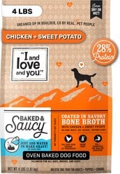 I and Love and You Baked & Saucy Chicken & Sweet Potato Dog Food, 4-lb bag