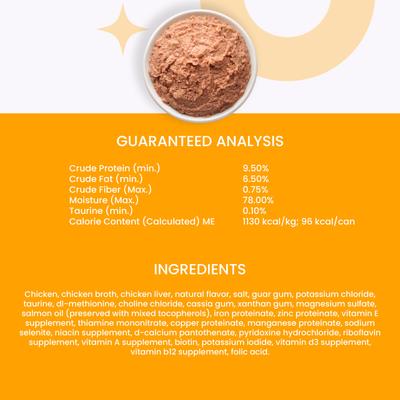 Show full view: I and Love and You Chicken Me Out Pate Grain-Free Canned Cat Food, 3-oz can, case of 4 slide 8 of 10