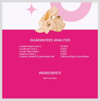 Show full view: I and Love and You Ear Candy Beef Ear Dog Chews, 5 pack slide 8 of 12