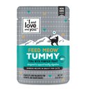 I and Love and You Feed Meow Tummy Tuna & Pumpkin Feast Grain-Free Chunks In Gravy Wet Cat Food, 3-oz pouch, case of 24