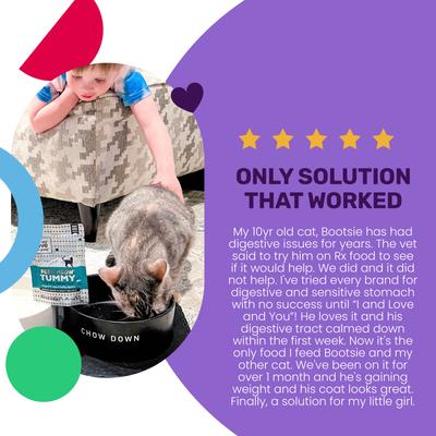 Show full view: I and Love and You Feed Meow Tummy Tuna & Pumpkin Feast Grain-Free Chunks In Gravy Wet Cat Food, 3-oz pouch, case of 24 slide 5 of 9