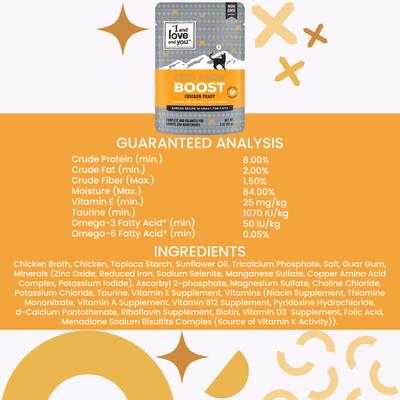Show full view: I and Love and You Feed Meow Variety Pack Grain-Free Chunks In Gravy Wet Cat Food, 3-oz pouch, case of 12 slide 8 of 11