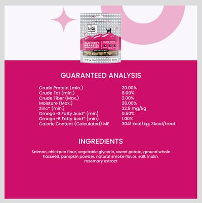 Show full view: I and Love and You Hair Meow't Hearties Cat Treats, 4-oz bag slide 8 of 11