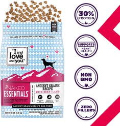 I and Love and You Naked Essentials Ancient Grain Beef and Lamb Recipe Dry Dog Food, 23-lb bag slide 2 of 9