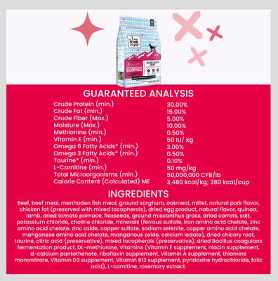 Show full view: I and Love and You Naked Essentials Ancient Grain Beef and Lamb Recipe Dry Dog Food, 23-lb bag slide 8 of 10