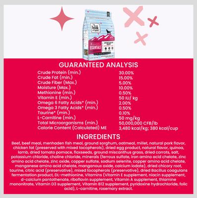 Show full view: I and Love and You Naked Essentials Ancient Grain Beef and Lamb Recipe Dry Dog Food, 4-lb bag slide 8 of 10