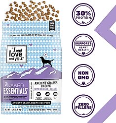 I and Love and You Naked Essentials Ancient Grain Chicken and Turkey Recipe Dry Dog Food, 23-lb bag slide 2 of 7