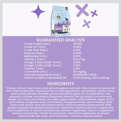 Show full view: I and Love and You Naked Essentials Ancient Grain Chicken and Turkey Recipe Dry Dog Food, 23-lb bag slide 8 of 8