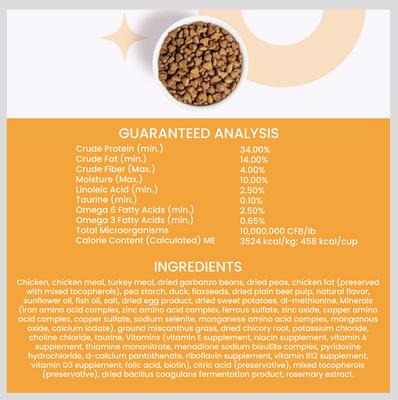 Show full view: I and Love and You Naked Essentials Chicken & Duck Recipe Dry Cat Food, 3.4-lb bag slide 8 of 11