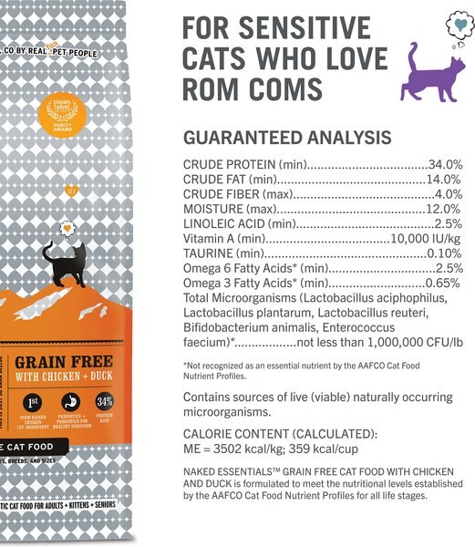 I and Love and You Naked Essentials Digestive Support Chicken and Pumpkin Recipe Dry Cat Food, 3.4-lb bag