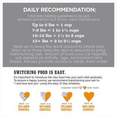 Show full view: I and Love and You Naked Essentials Chicken & Duck Recipe Dry Cat Food, 3.4-lb bag slide 10 of 11