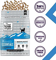 I and Love and You Naked Essentials Digestive Support Chicken and Pumpkin Recipe Dry Cat Food, 3.4-lb bag slide 2 of 9