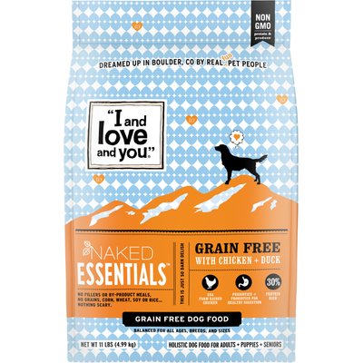 I and Love and You I and Love and You Naked Essentials Chicken & Duck Dog Food, 11-lb