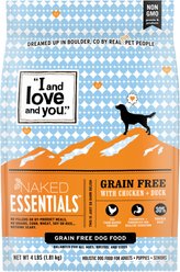 I and Love and You Naked Essentials Grain-Free Chicken and Duck Recipe Dry Dog Food, 4-lb bag