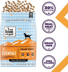I and Love and You Naked Essentials Grain-Free Chicken and Duck Recipe Dry Dog Food, 4-lb bag slide 2 of 9